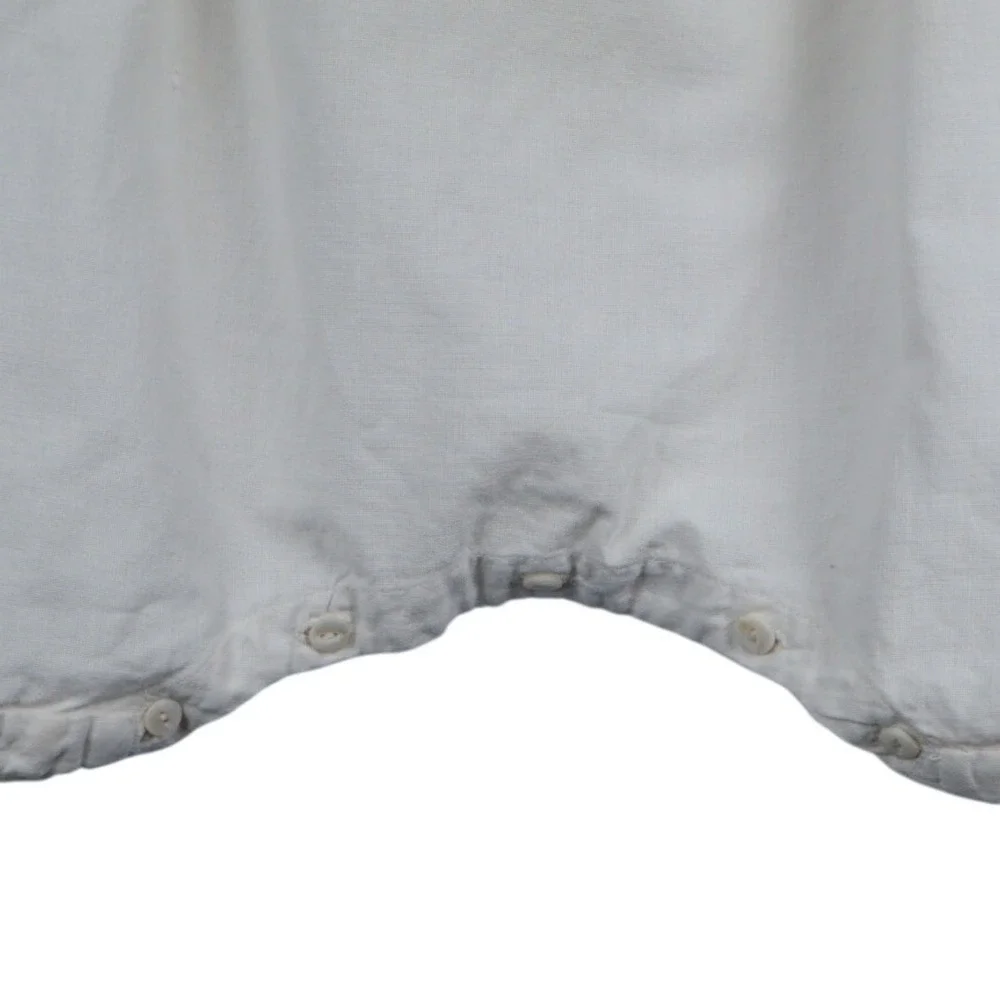 Handmade Antique Cotton Jumpsuit Applique‎ Kitten Pocket Romper Girls Outfit